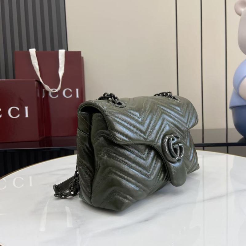 Сумка Gucci Marmont оливковая