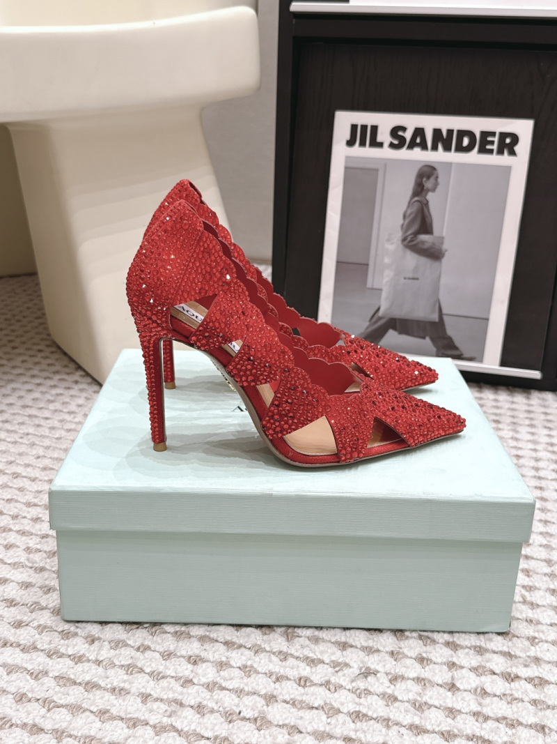 Женские туфли Aquazzura с декором в виде страз