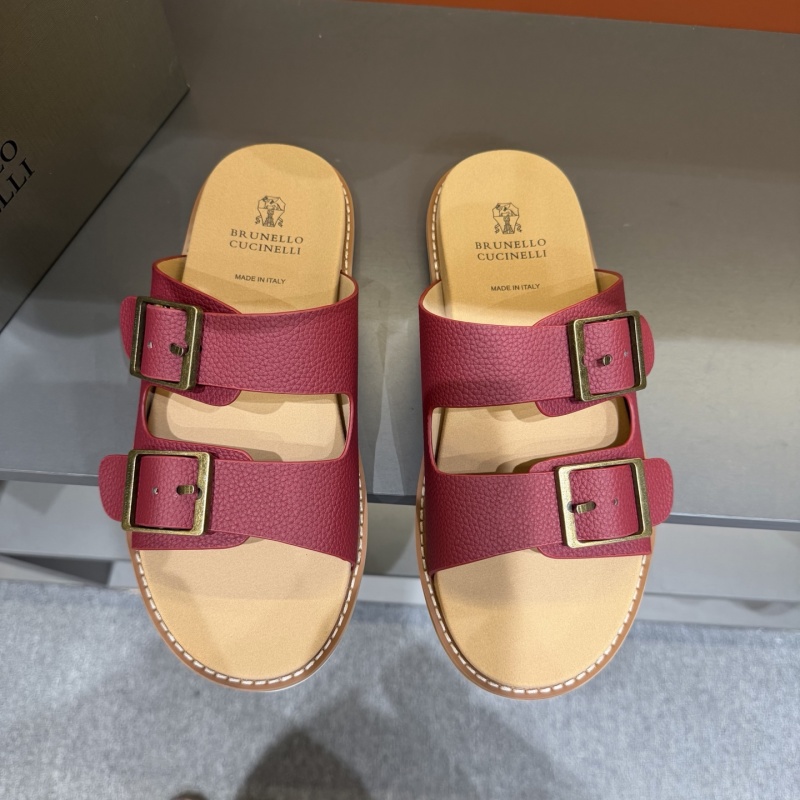 Мужские шлёпанцы Brunello Cucinelli