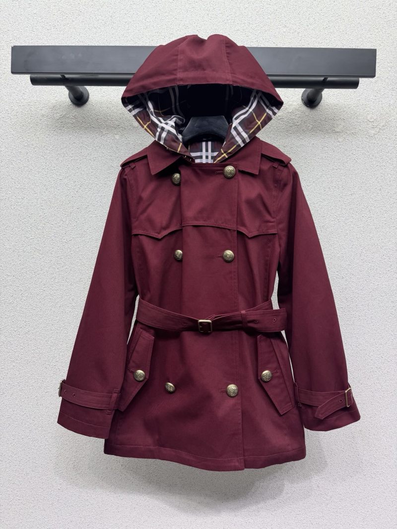 Плащ-тренч с капюшоном Burberry