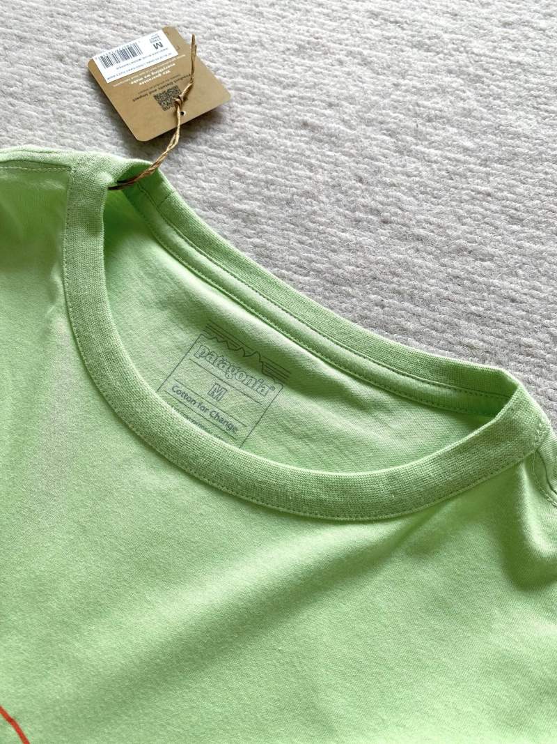 Женская футболка Patagonia с длинным рукавом из органического хлопка
