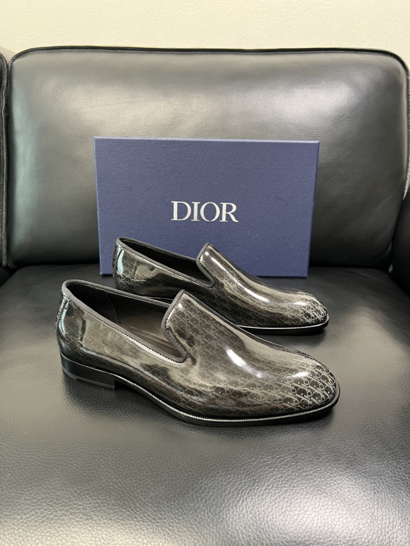 Мужские кожаные мокасины Dior