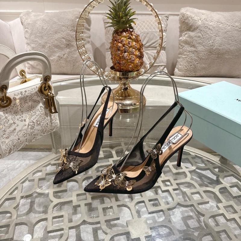 Женские туфли Aquazzura с декором в виде бабочек