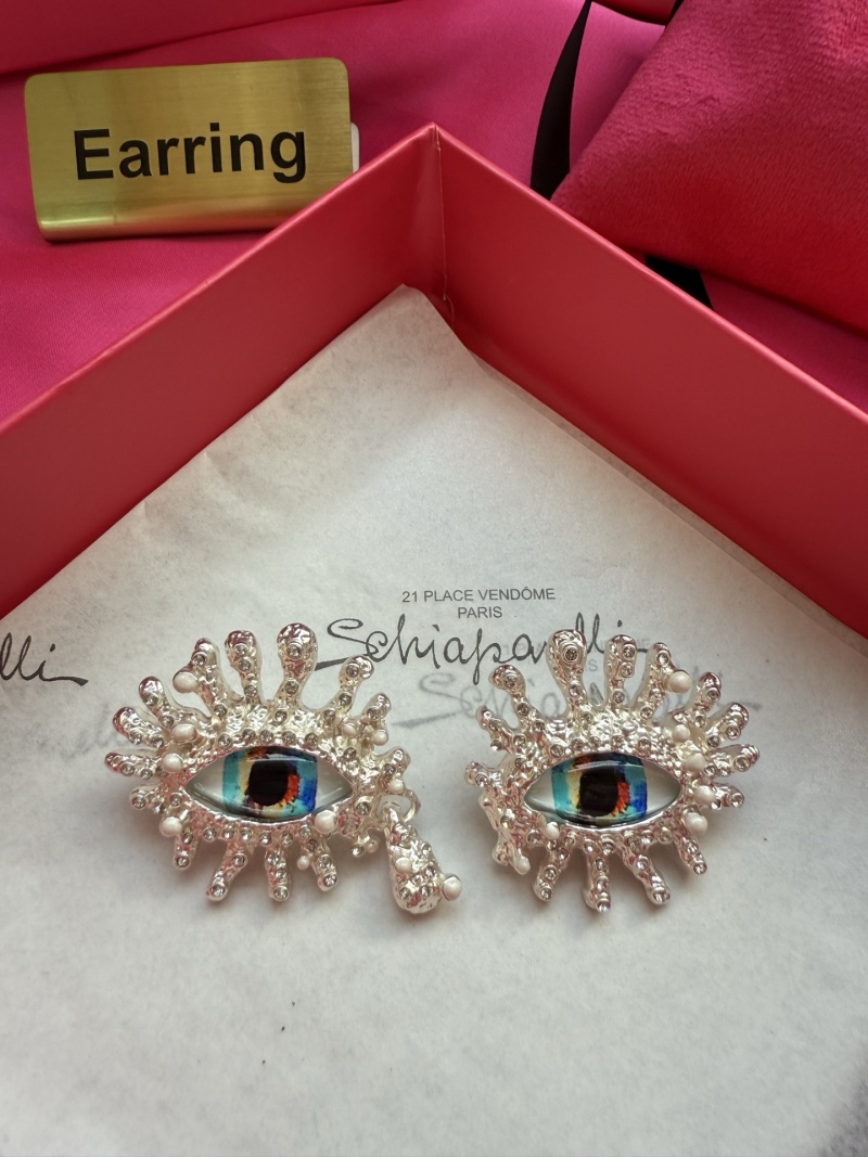 Серьги в виде глаз Schiaparelli