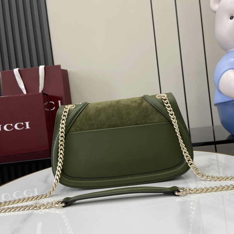 Сумка Gucci зеленая с цепочкой