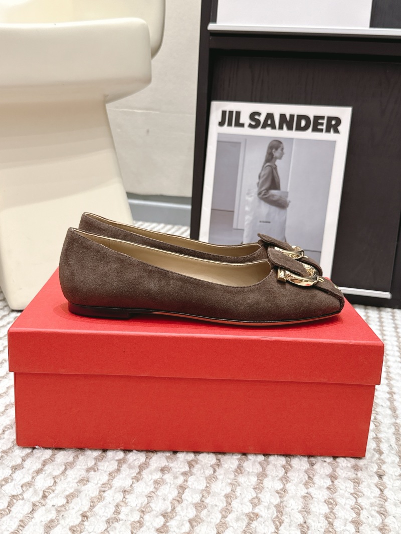 Женские туфли-лодочки Ferragamo с пряжкой