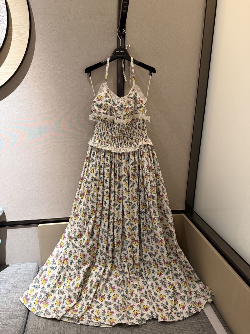 Повседневное платье с цветочным принтом Dolce & Gabbana