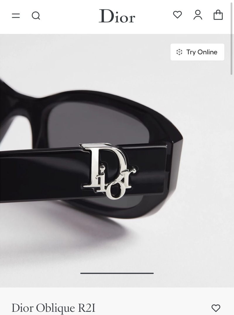 Солнцезащитные очки Dior с оправой в стиле Oblique