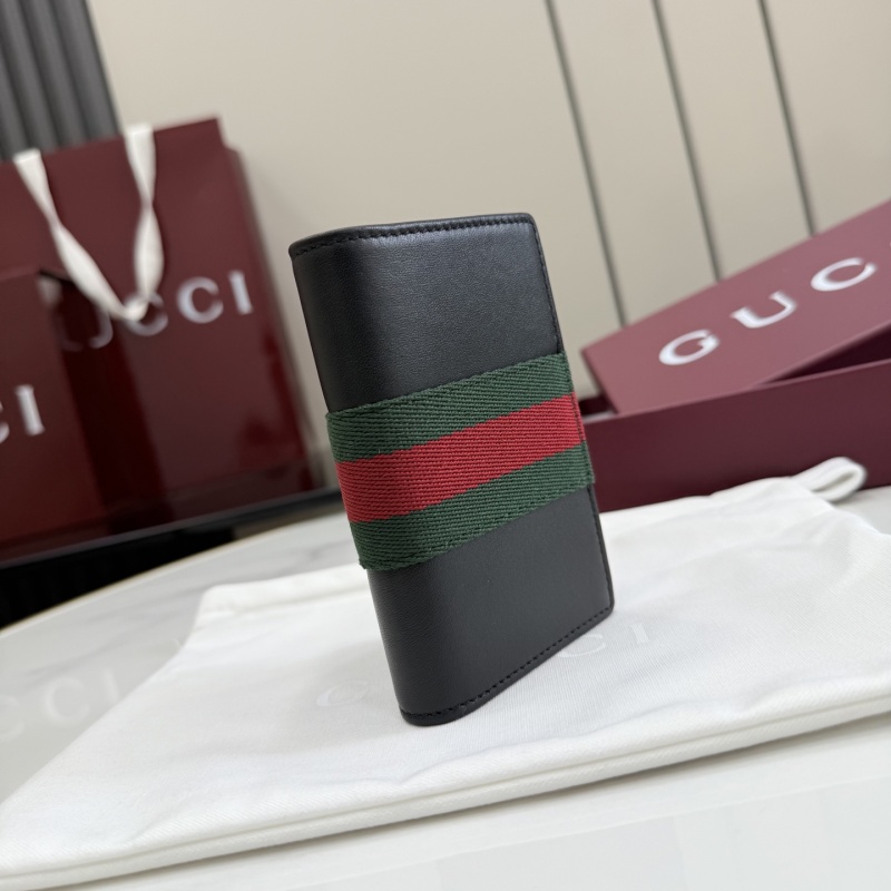 Портмоне Gucci с красно-зеленой полосой