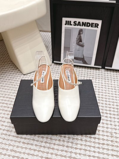 Белые сабо Jil Sander