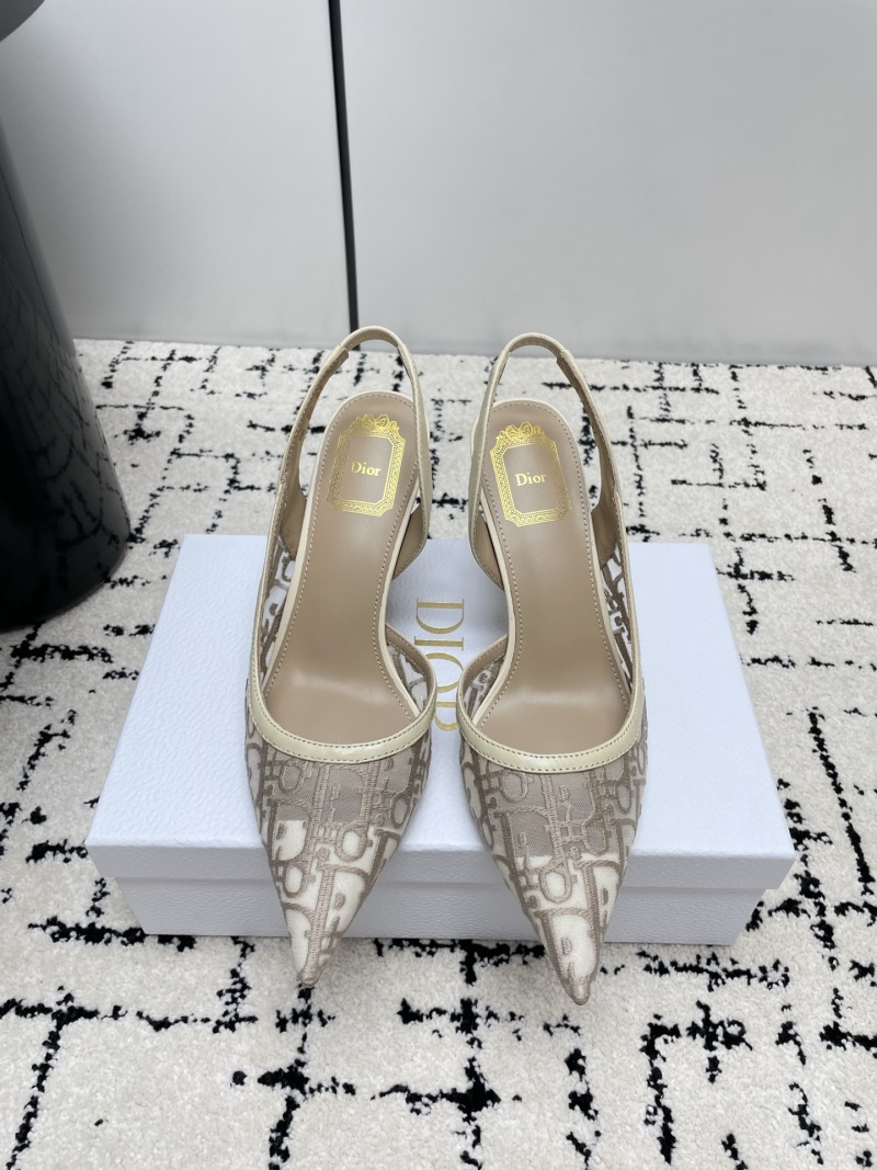Женские туфли Dior Adiorable с вышивкой Oblique