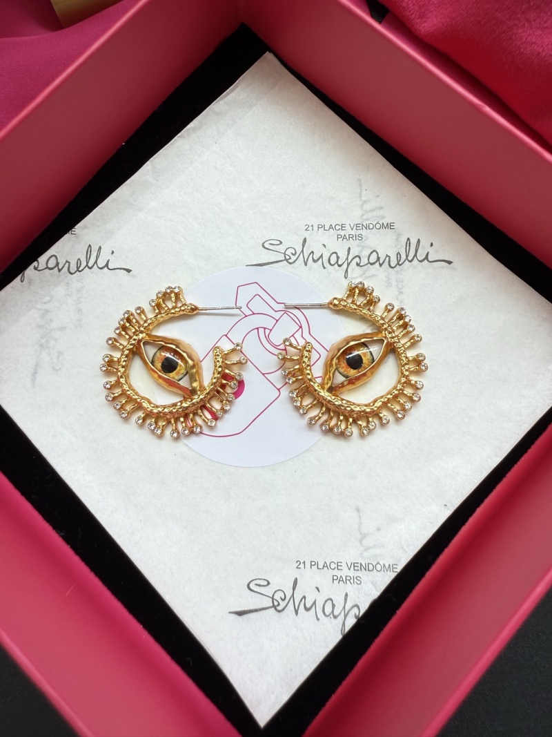 Серьги Schiaparelli с глазами