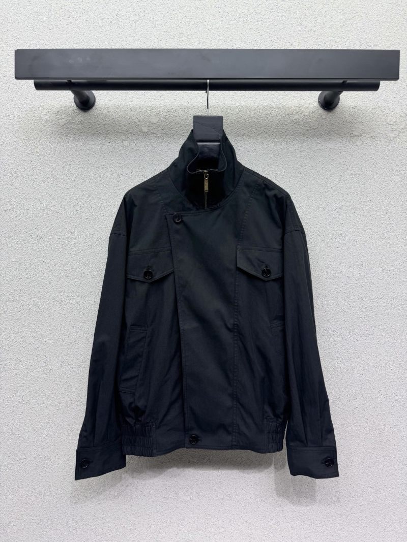 Куртка Saint Laurent с воротником-стойкой