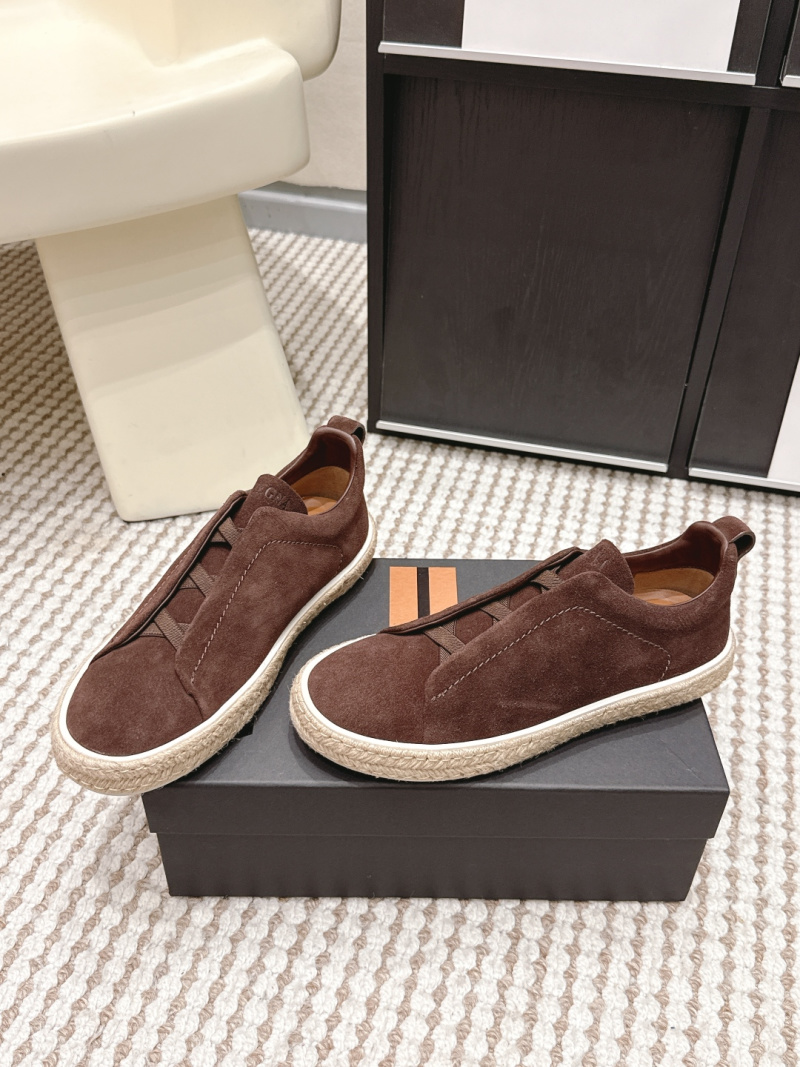 Мужские замшевые кеды ZEGNA Triple Stitch SECONDSKIN