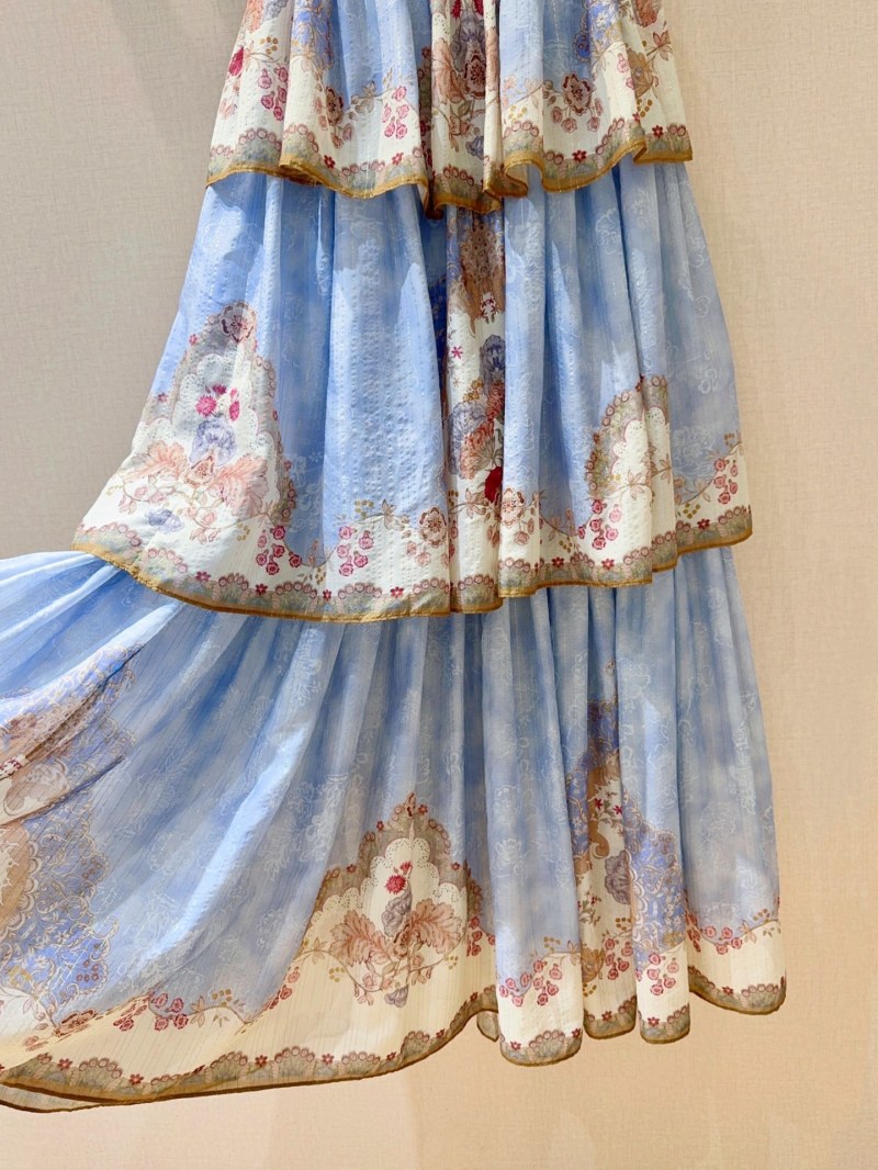 Вечернее платье многоярусное Zimmermann