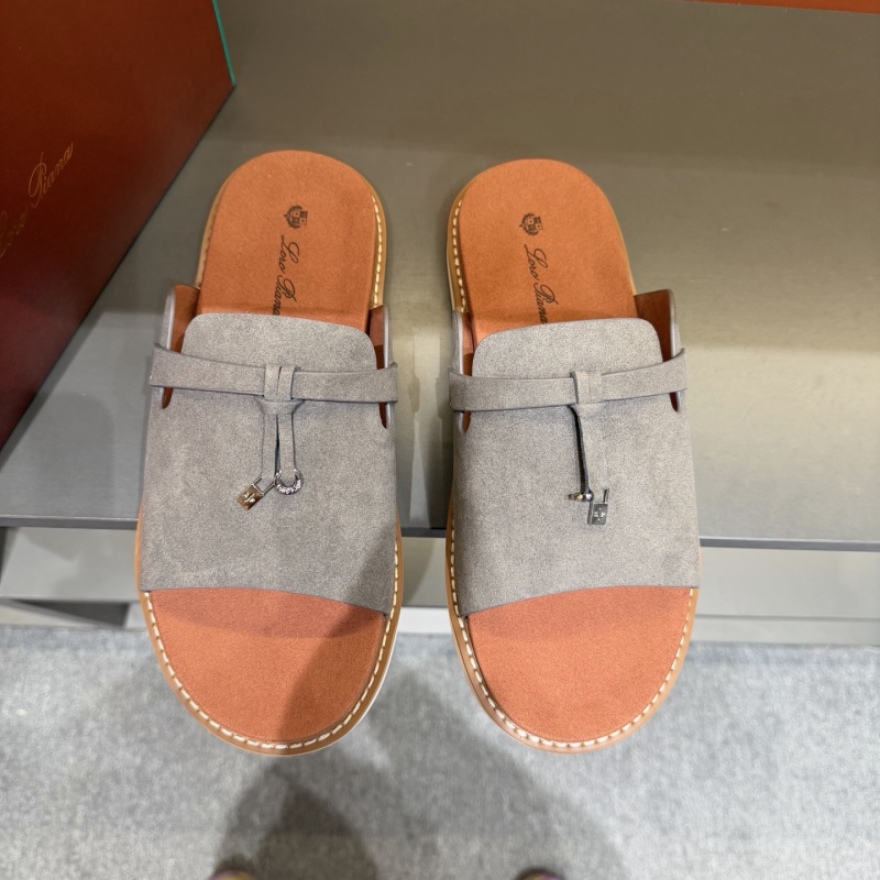 Мужские мокасины Loro Piana Summer Walk с перекрещивающимися ремешками