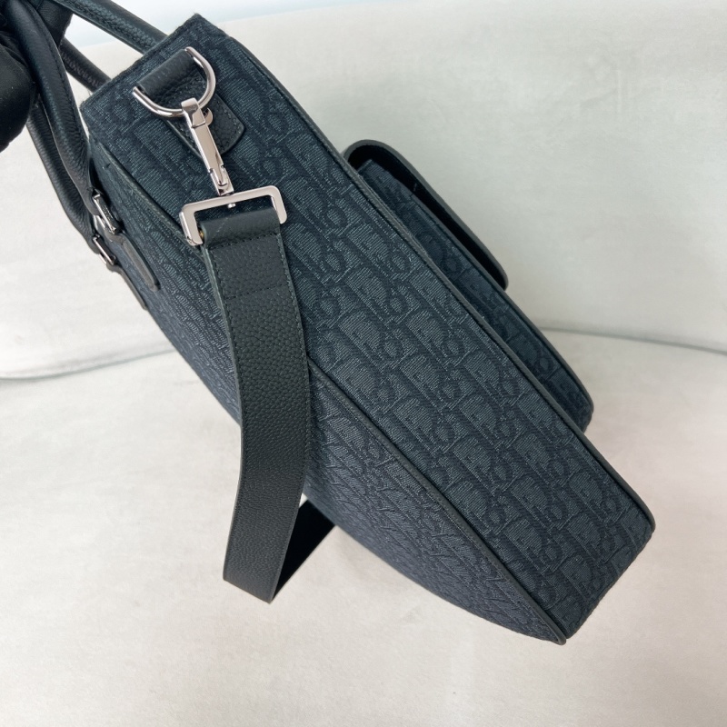 Мужская сумка Dior черная, кожа