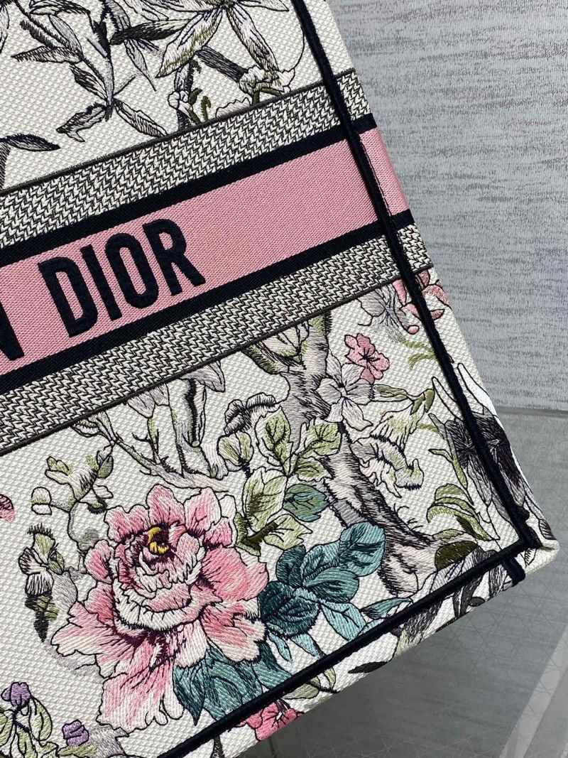 Сумка-тоут Christian Dior с цветочным принтом