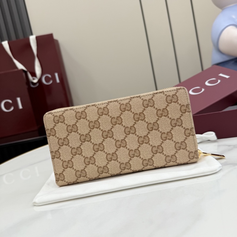 Портмоне Gucci с монограммой и молнией