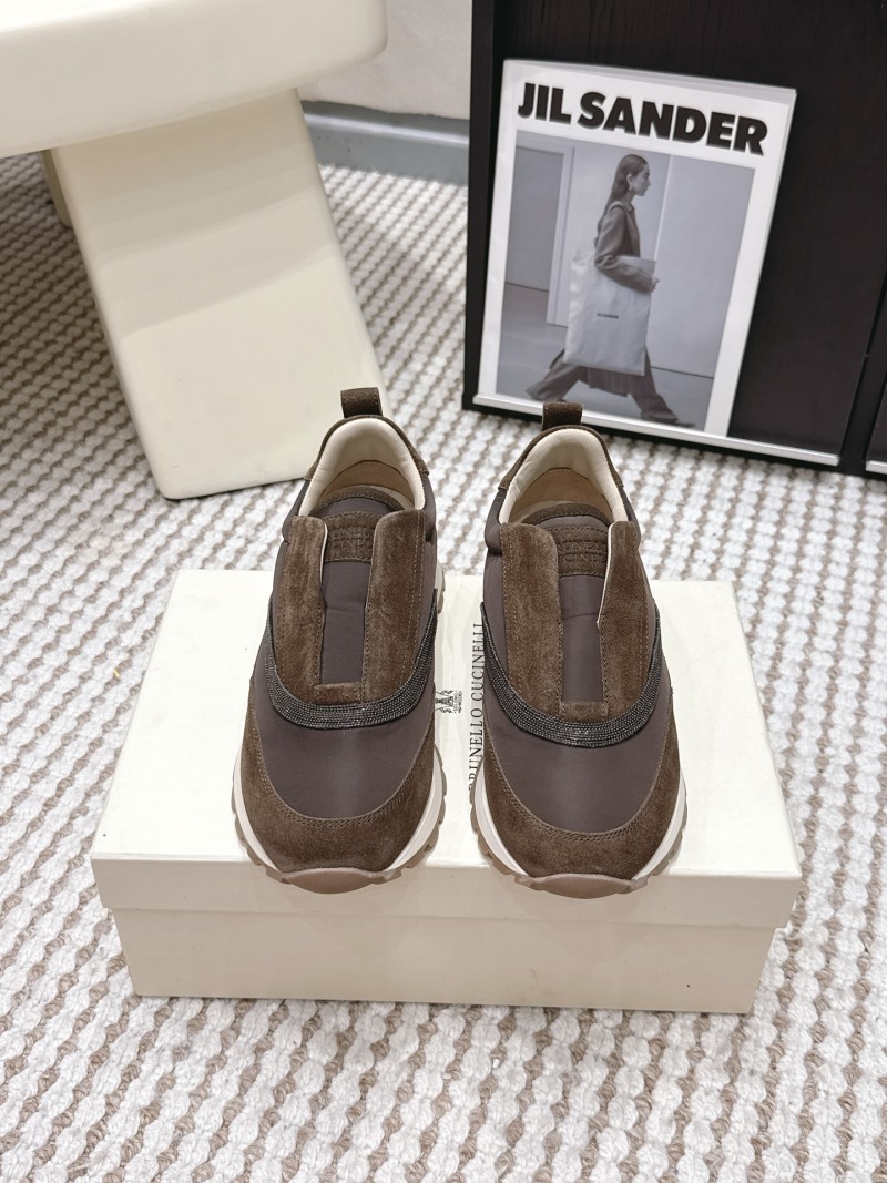 Кожаные мокасины Brunello Cucinelli с декоративной цепью