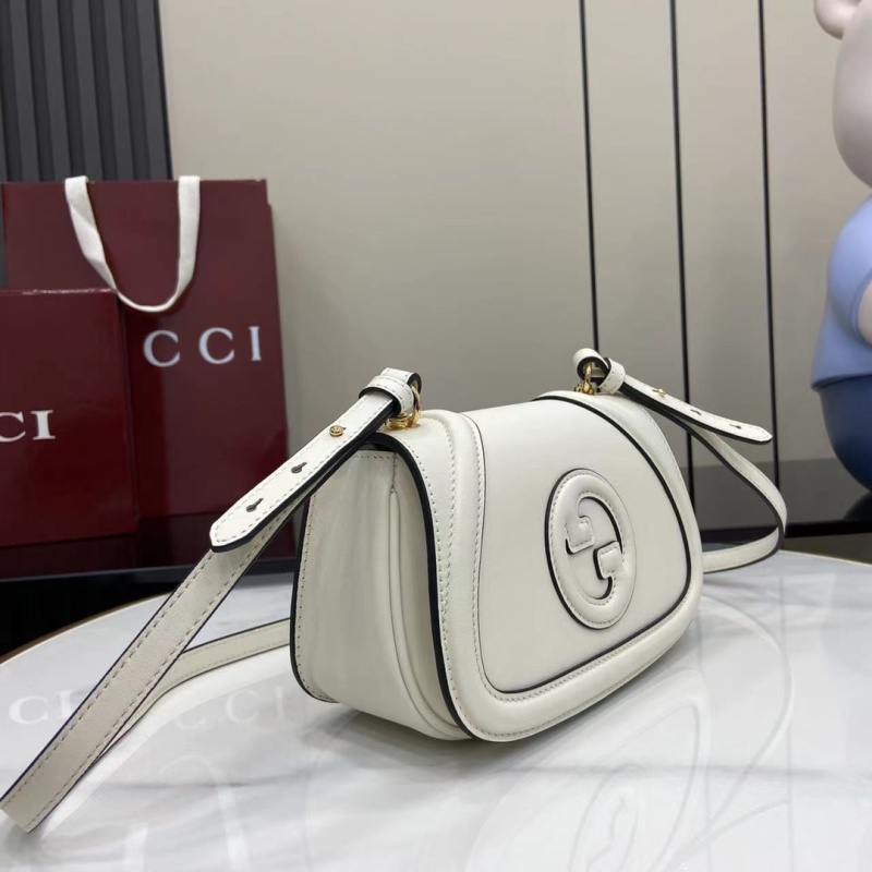 Сумка Gucci белая с логотипом