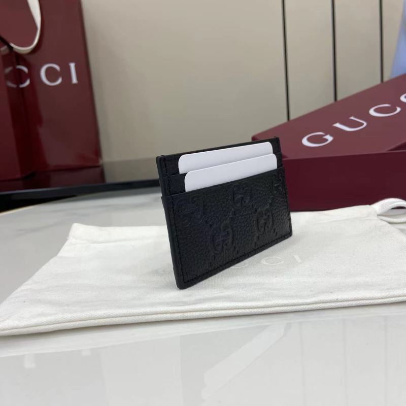 Картхолдер Gucci черный с логотипом