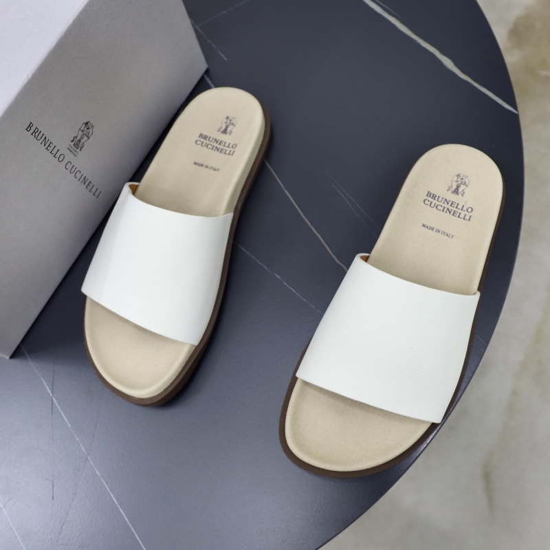 Мужские кожаные сандалии Brunello Cucinelli