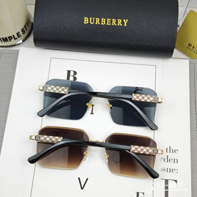 Солнцезащитные очки квадратные металлические Burberry