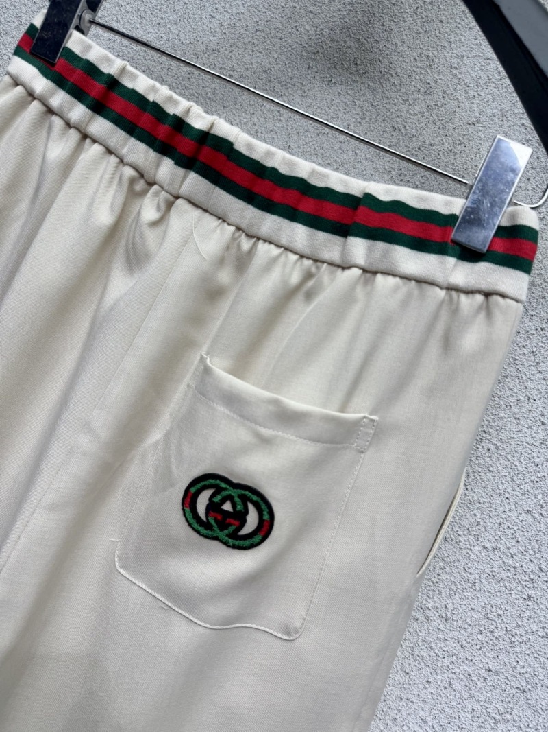 Брюки с эластичной талией и шнурком Gucci