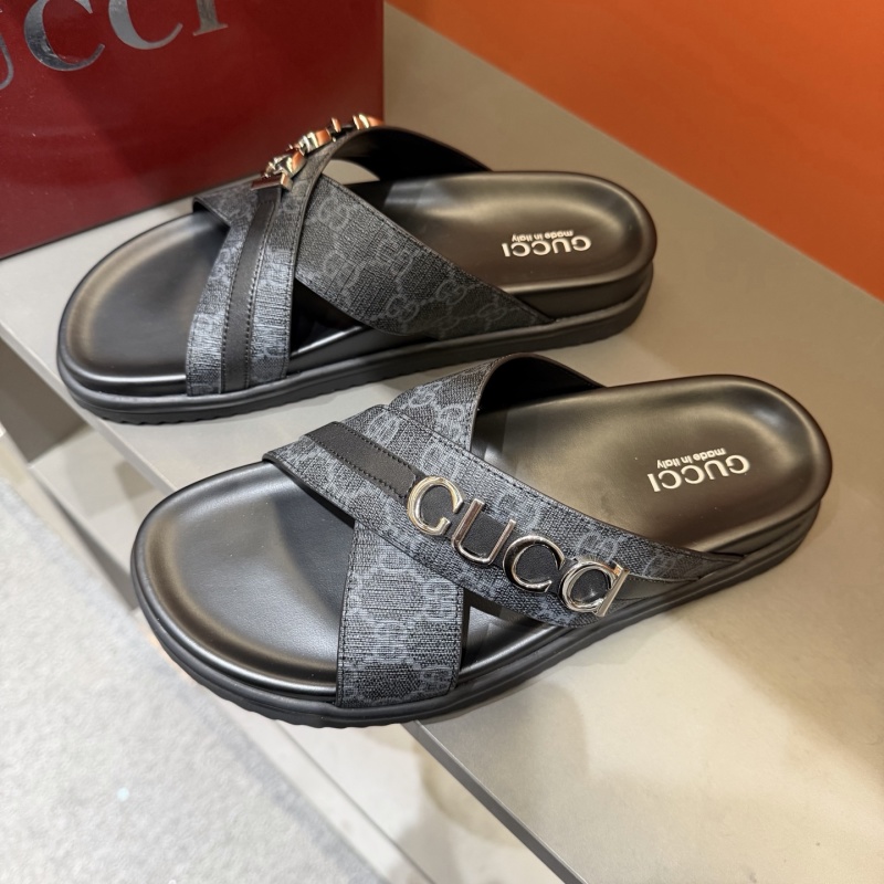 Мужские сандалии Gucci с логотипом