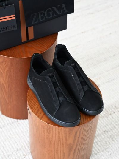 Мужские замшевые кроссовки Zegna