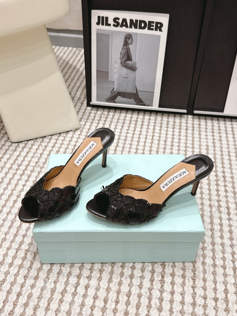 Женские босоножки Aquazzura на каблуке