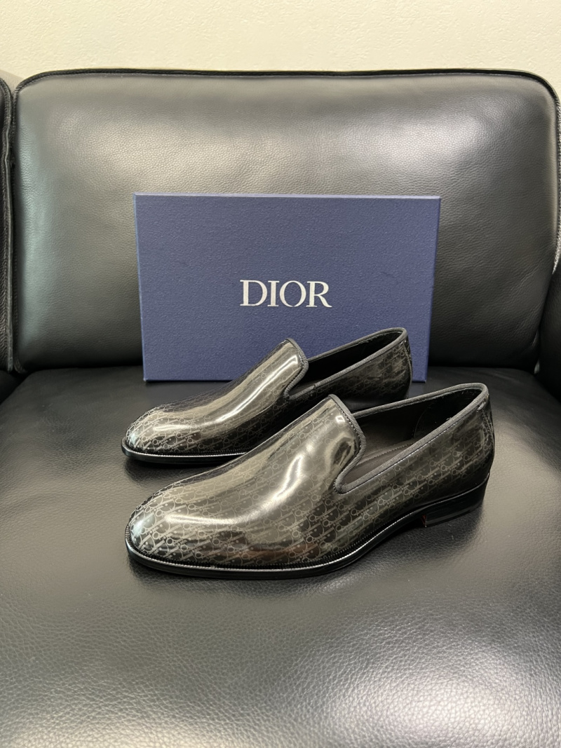 Мужские кожаные мокасины Dior