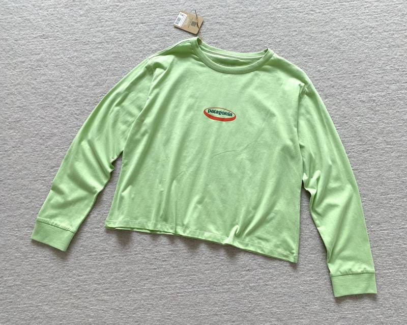 Женская футболка Patagonia с длинным рукавом из органического хлопка