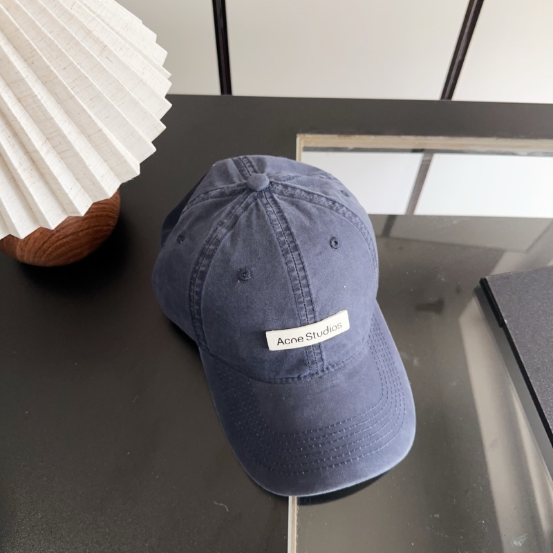 Бейсболка синяя с логотипом Acne Studios