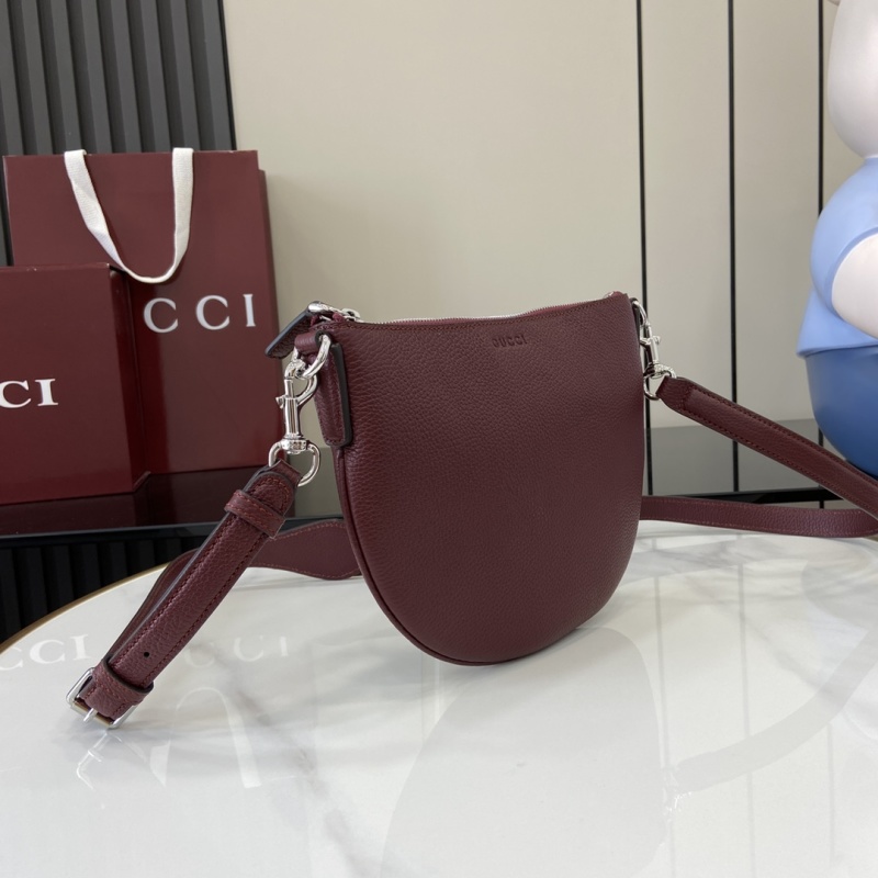 Полумесяц Gucci бордовый