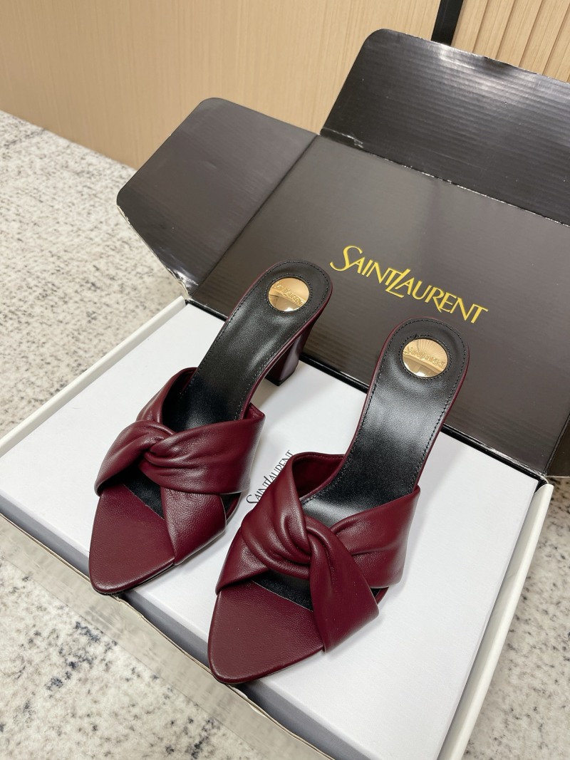 Женские мюли Saint Laurent