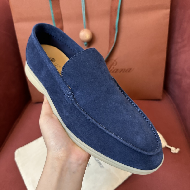 Мужские замшевые мокасины Loro Piana Summer Walk