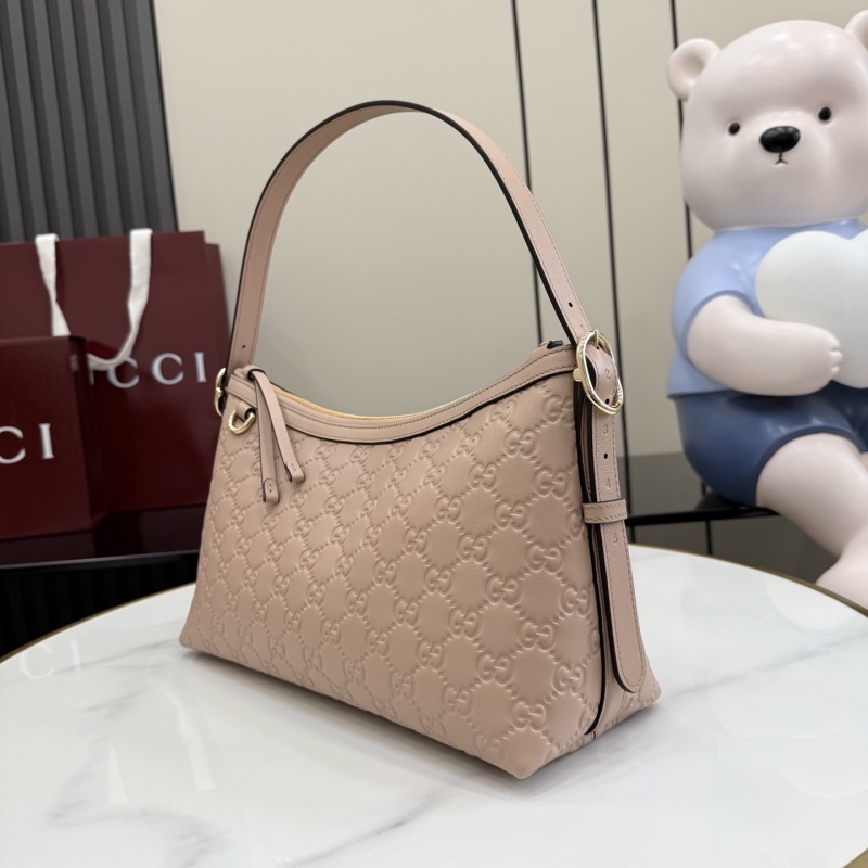 Сумка Gucci бежевая с тиснением