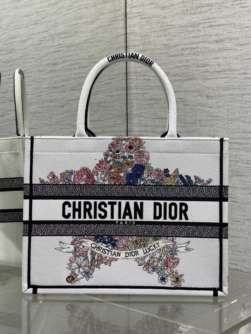 Сумка-тоут Christian Dior с цветочным принтом