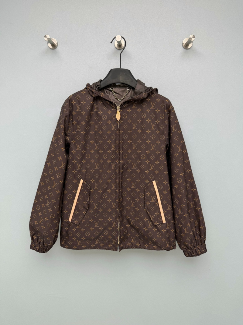 Кожаная куртка Louis Vuitton с монограммой