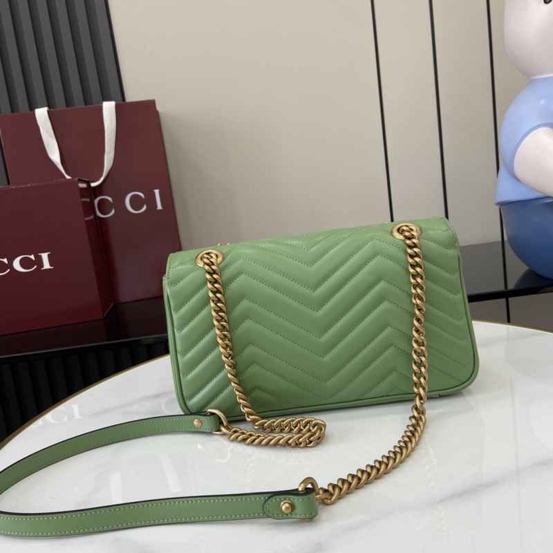 Сумка Gucci зеленая с цепочкой