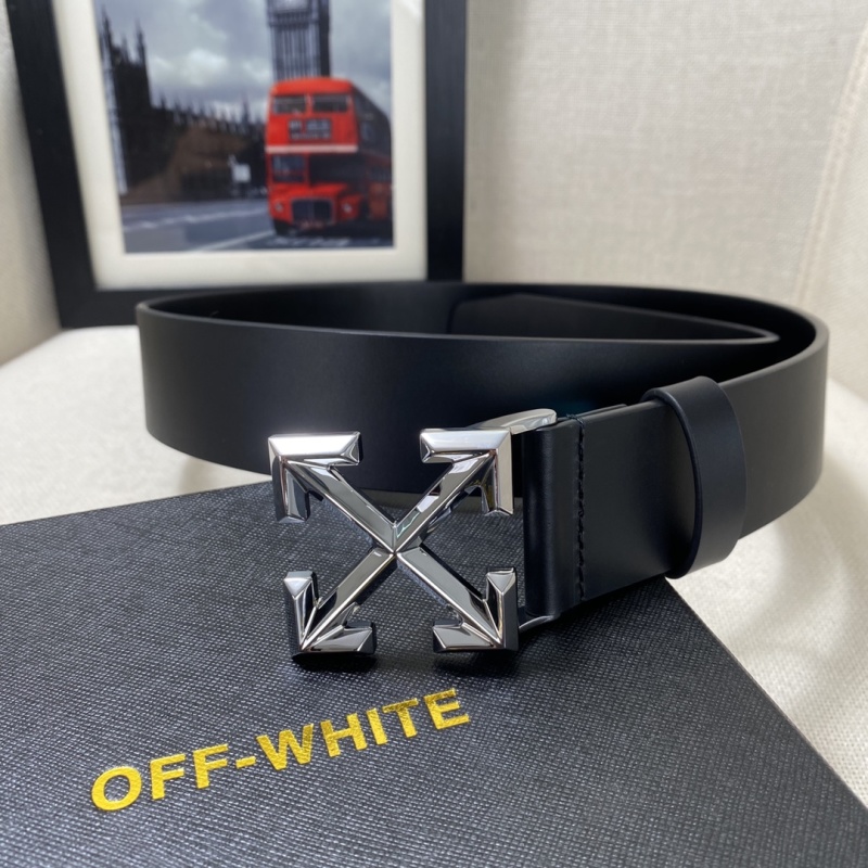 Кожаный ремень с пряжкой в виде стрелок Off-White