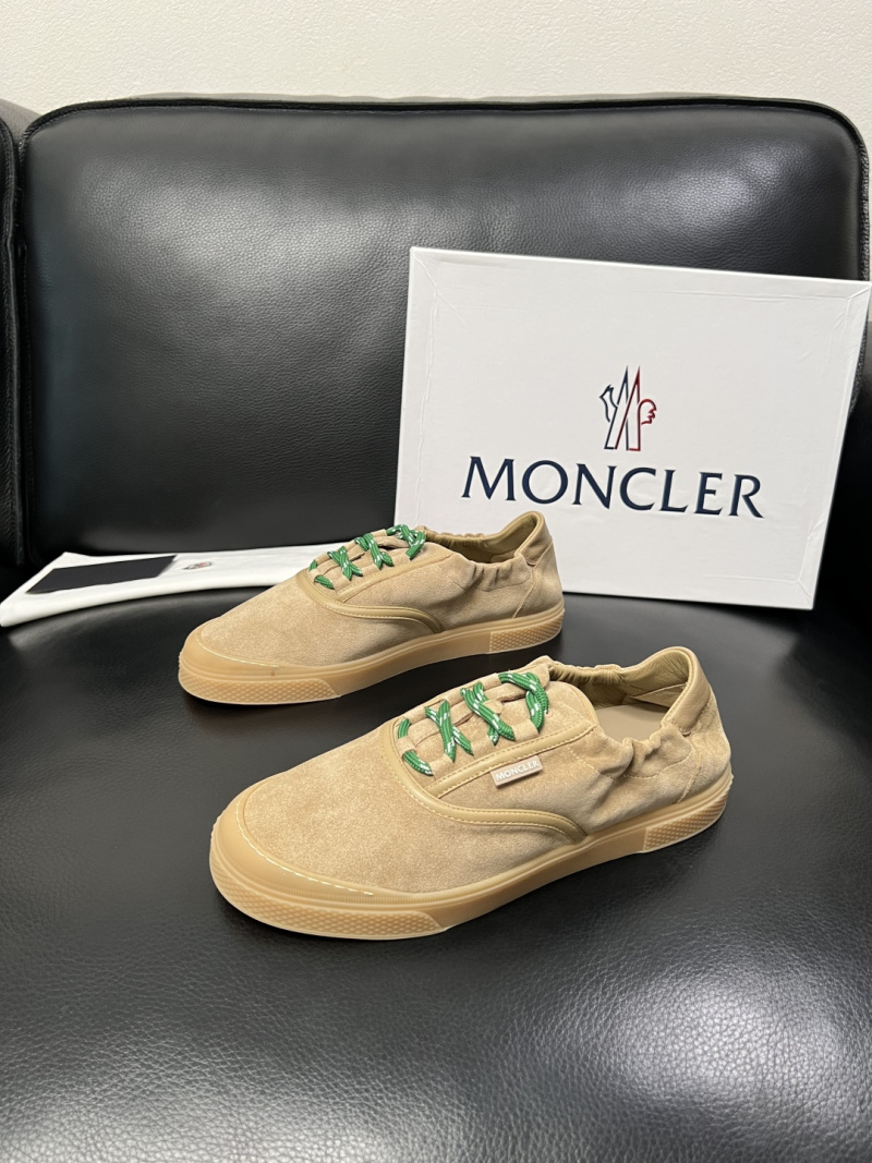 Мужские слипоны Moncler из замши