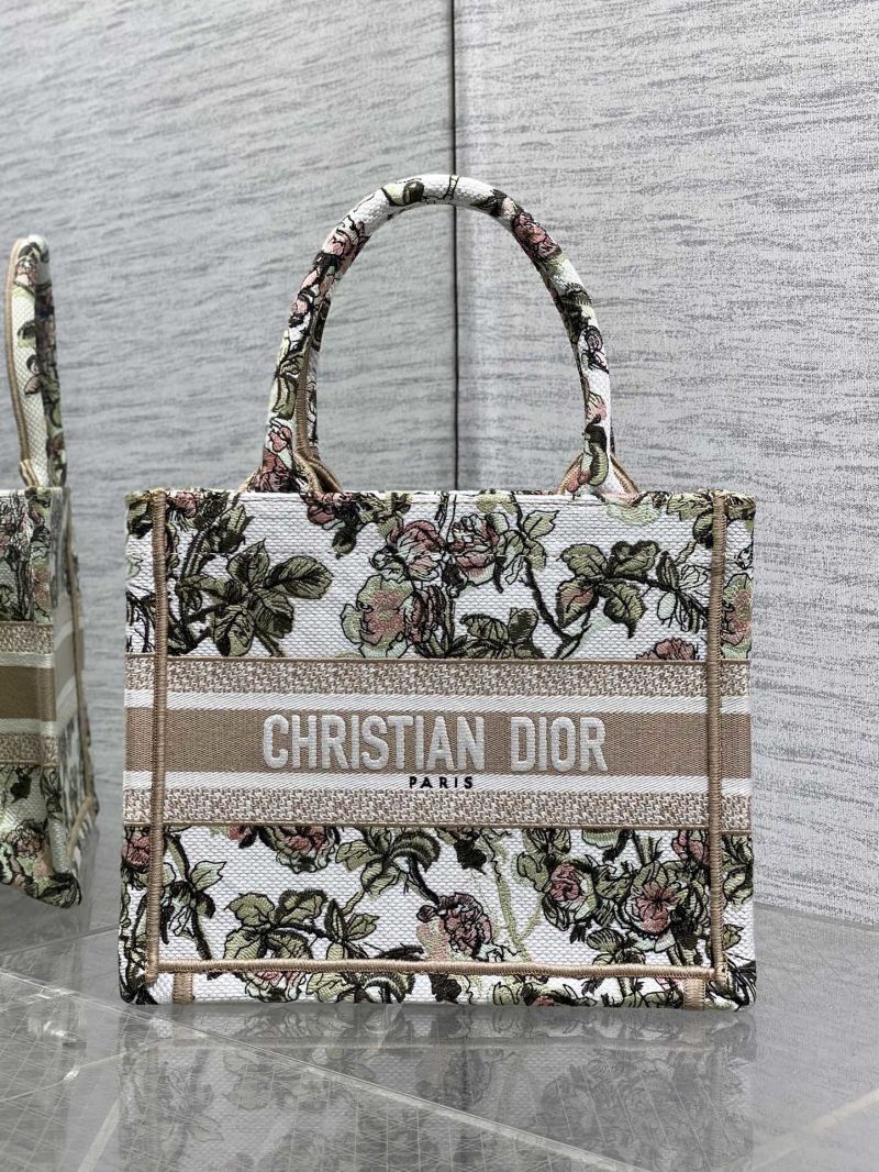 Сумка-тоут Christian Dior с цветочным принтом