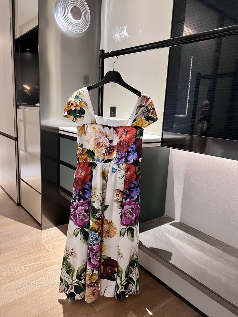 Повседневное платье с принтом Dolce & Gabbana