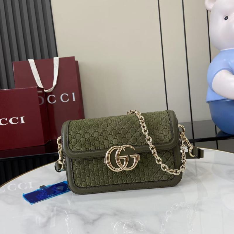Сумка Gucci с цепочкой и принтом GG