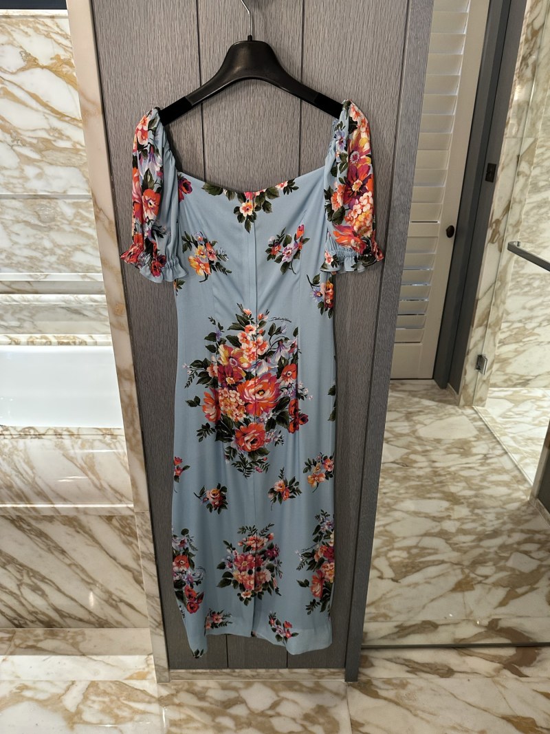 Повседневное платье с цветочным принтом Dolce & Gabbana