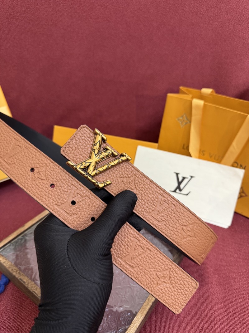 Ремень кожаный двусторонний Louis Vuitton