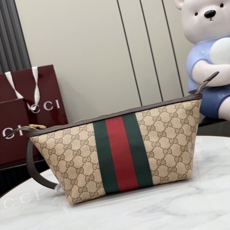 Портмоне Gucci с монограммой и полосой